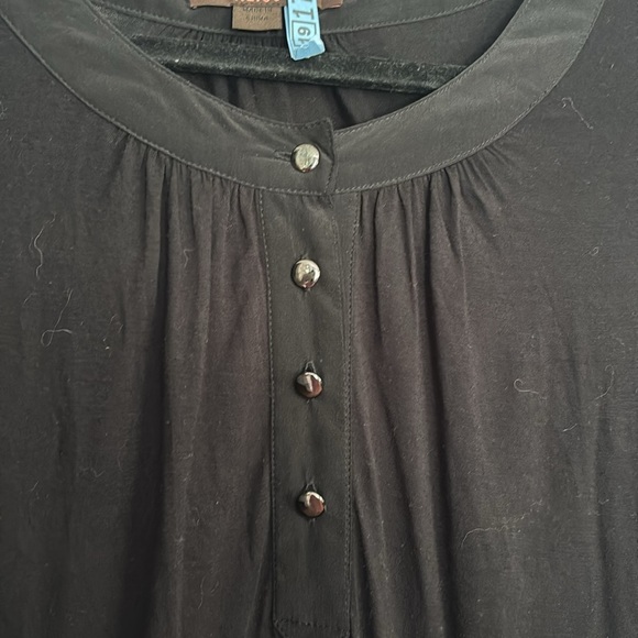 Reiss Black Long Sleeve Midi Dress - Picture 6 of 8